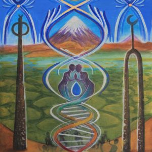 Cuadro de Pintura - Cosmovisión Aymara - Imagen 2