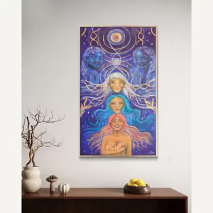 Cuadro decorativo - Hilos dorados del linaje